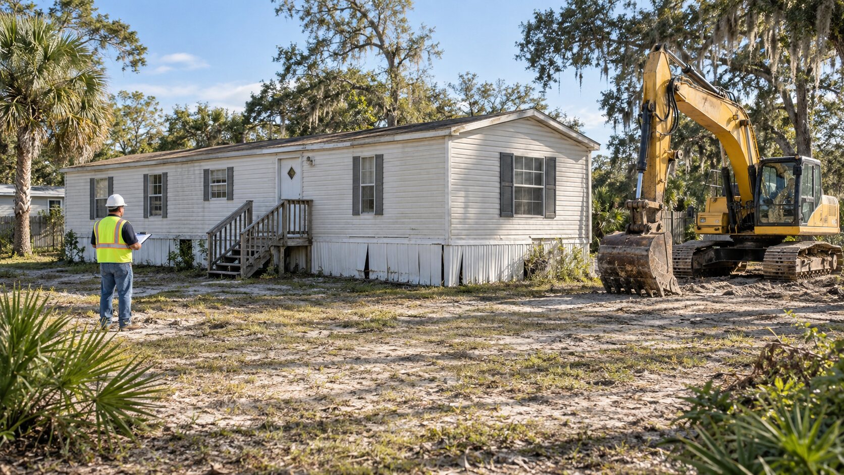 Mobile home demolition cost in Florida